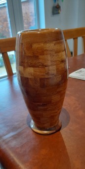 Segmented vase by Chris Withall
